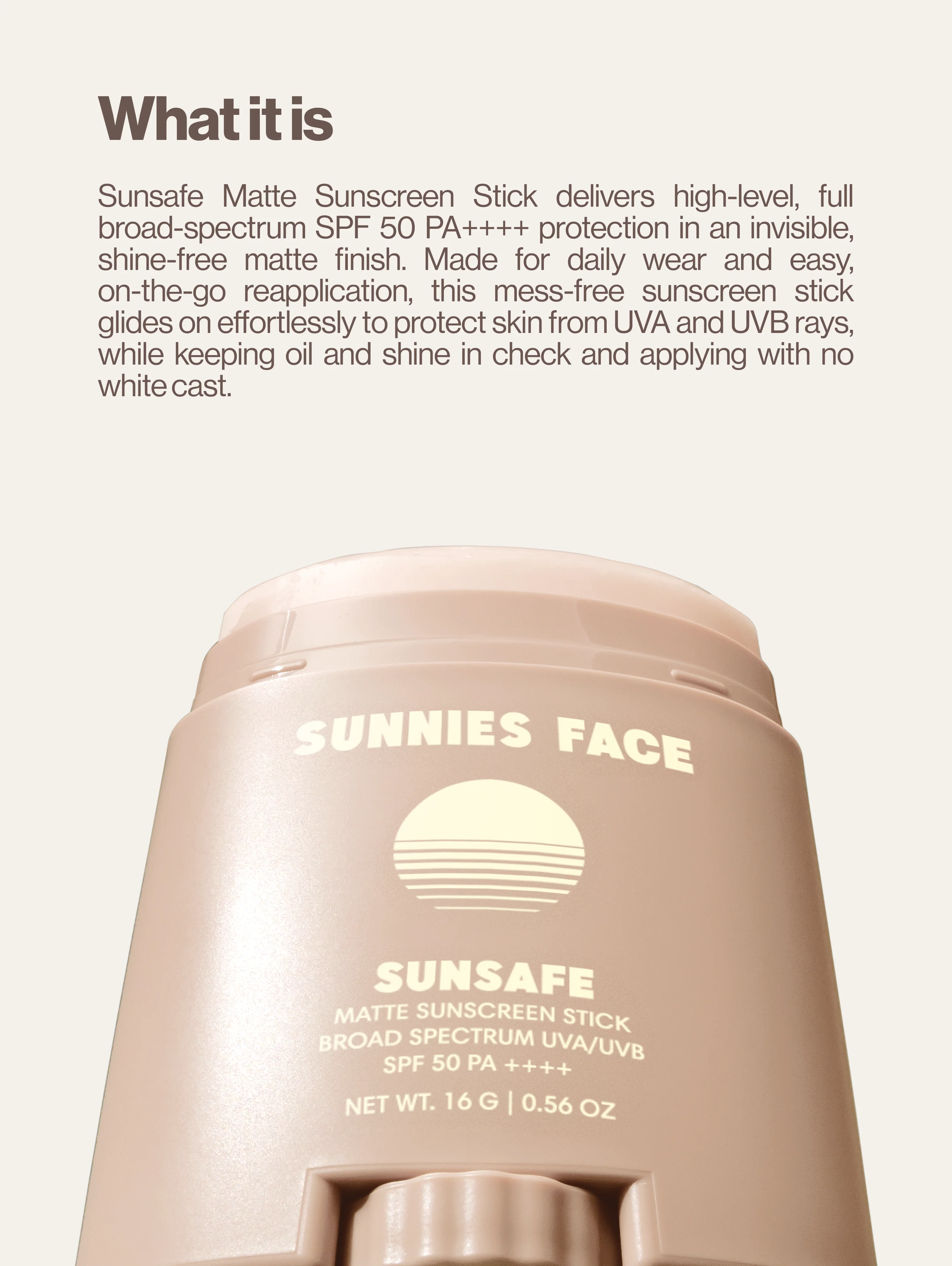 Sunsafe Matte Sunscreen Stick - Image 4